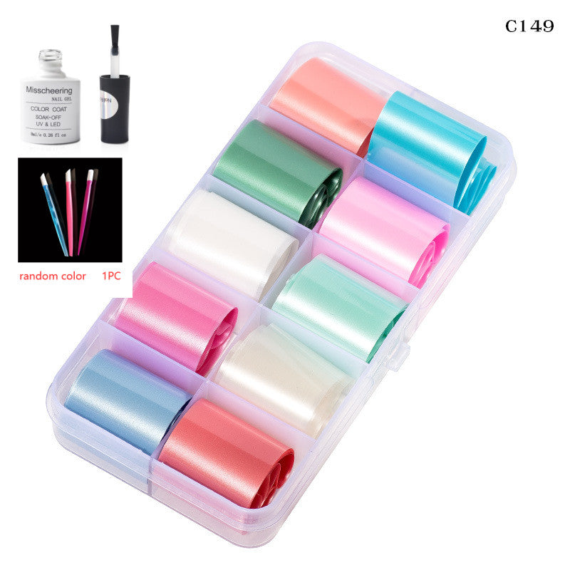 Nail Art Transfer Foils Set Of 12 - NJPH Best Selling 