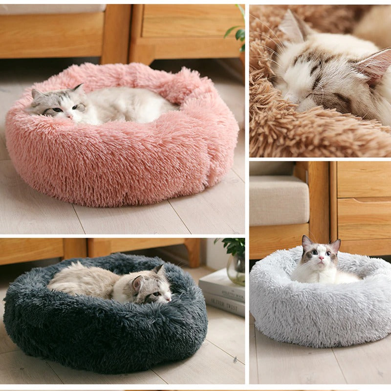 Dog Bed Super Soft Washable Long Plush Pet Kennel Deep Sleep Dog House Velvet Mats Sofa For Dog Basket Pet Cat Bed - NJPH Best Selling 