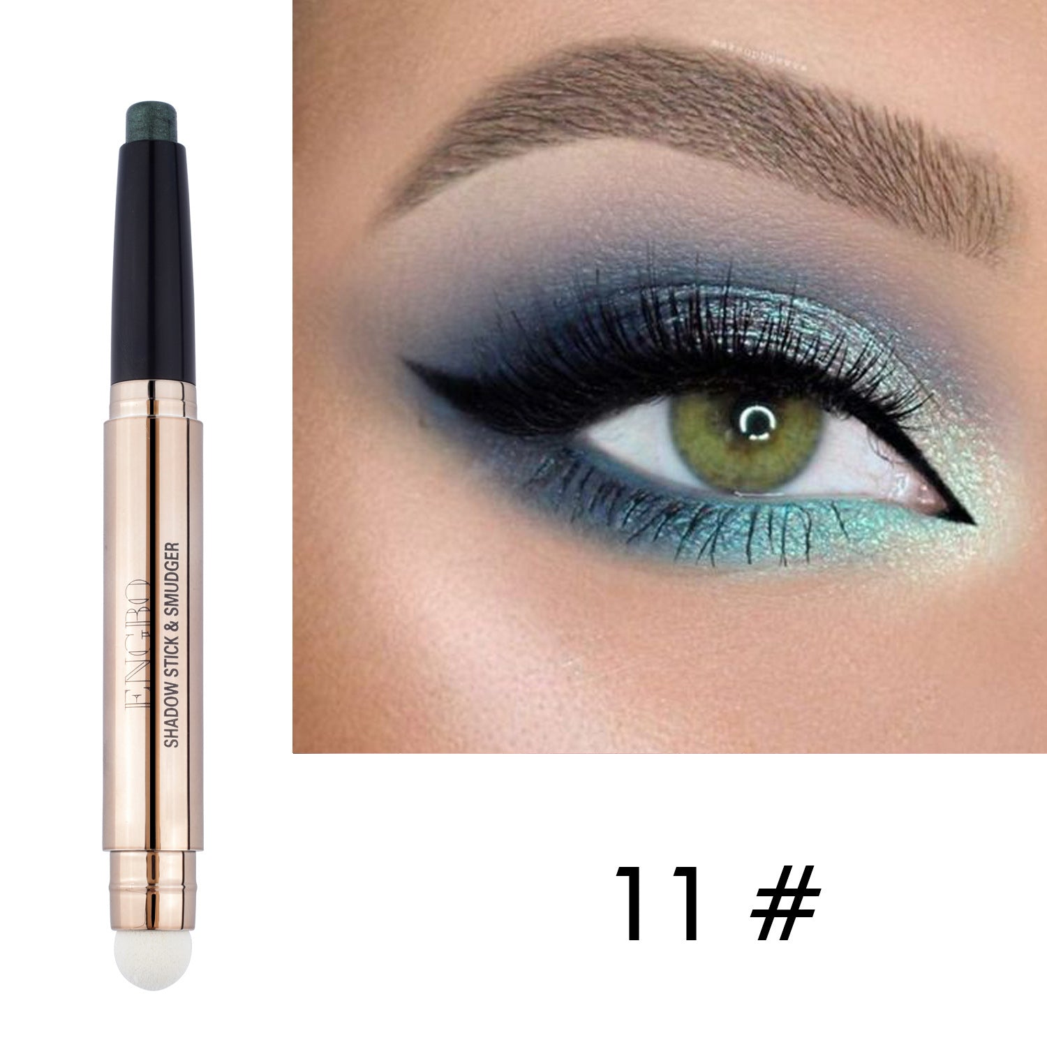 Double-ended Monochrome Non-smudge Eyeshadow Pencil - NJPH Best Selling 