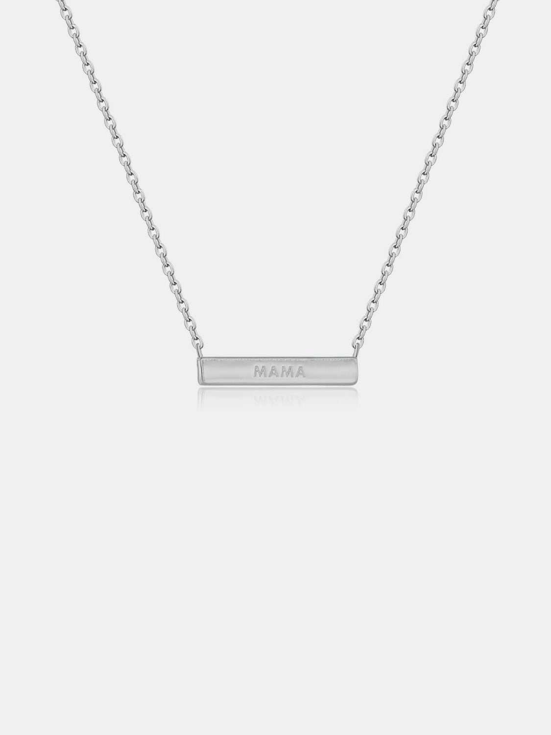 925 Sterling Silver Bar Necklace - NJPH Best Selling 