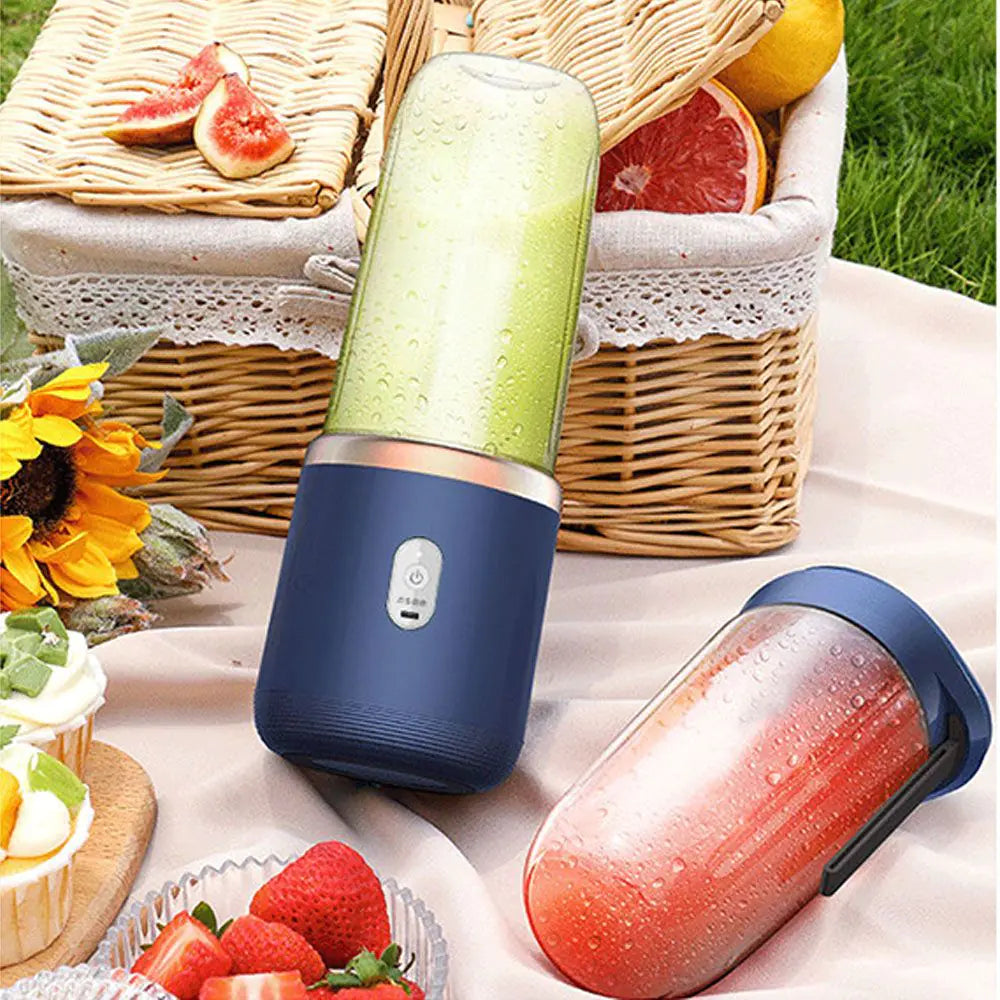 Portable Electric Juicer 400ml Lemon Orange Fruit Squeezer Multifunction Mixer Fruit Smoothie Blender Household Appliances - NJPH Best Selling 