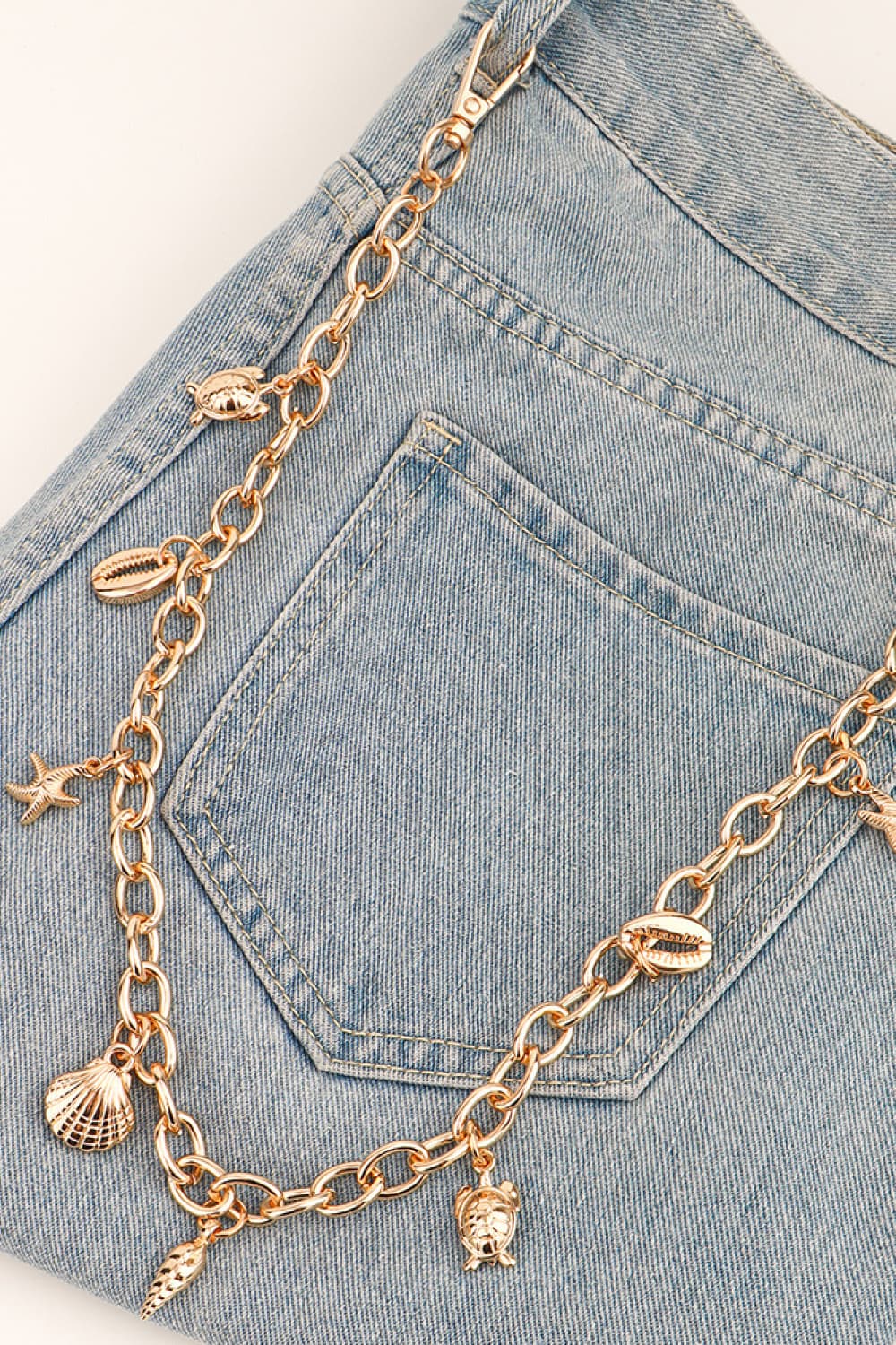 Sea Element Charm Iron Chain Belt - NJPH Best Selling 