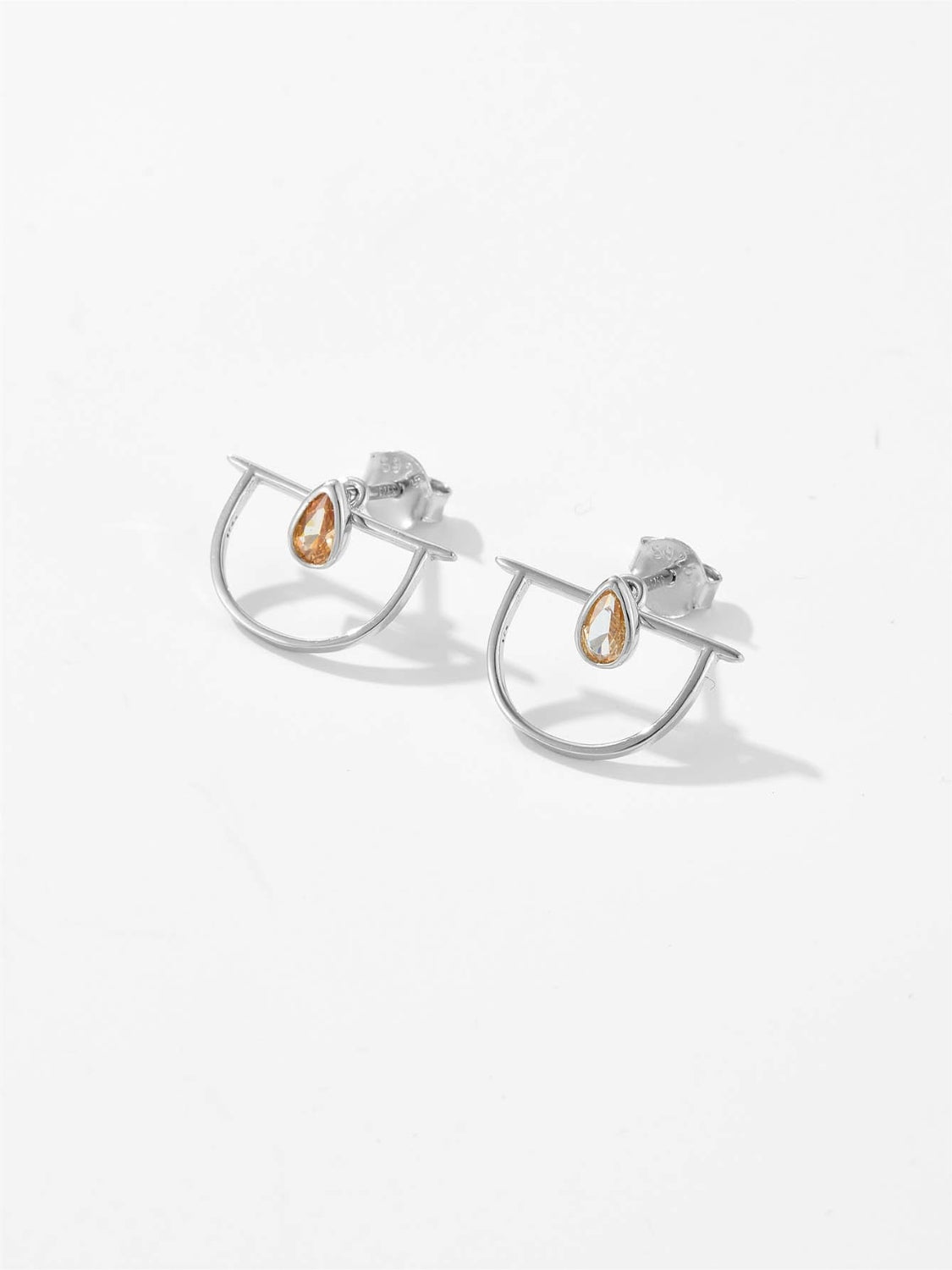 925 Sterling Silver Inlaid Zircon Earrings - NJPH Best Selling 