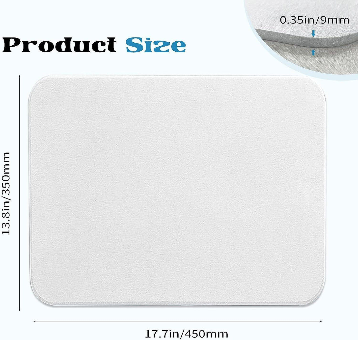 Diatomite Stone Bath Mat Absorbent Drying Bathstone Bathmat Rugs Non-Slip Mat - NJPH Best Selling 