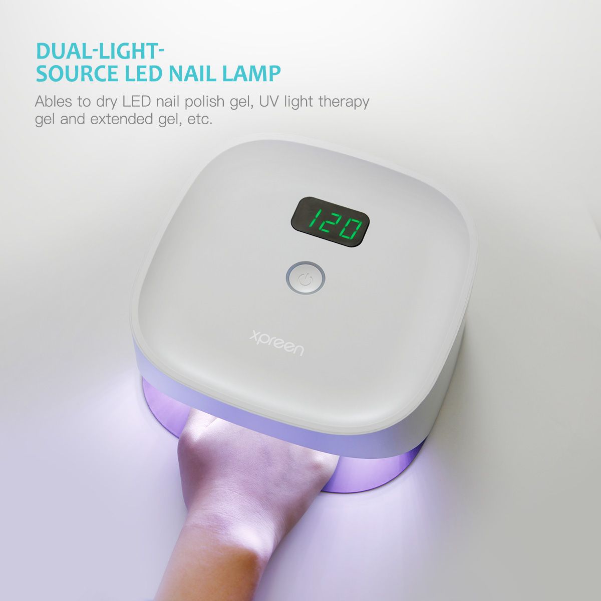 Wireless charging nail phototherapy machine - NJPH Best Selling 