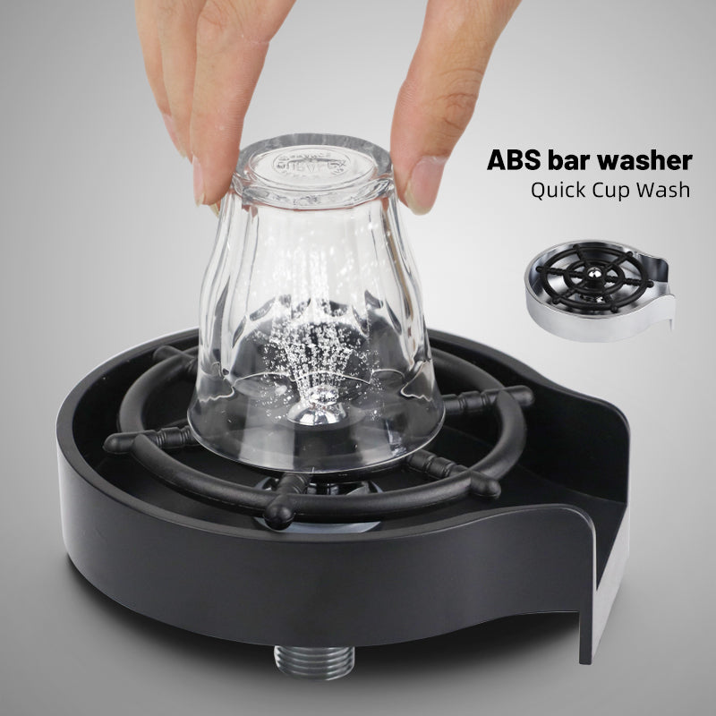 Bar Counter Cup Washer Sink High-pressure Spray Automatic Faucet Coffee Pitcher Wash Cup Tool Kitchen - NJPH Best Selling 