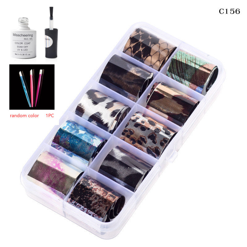 Nail Art Transfer Foils Set Of 12 - NJPH Best Selling 