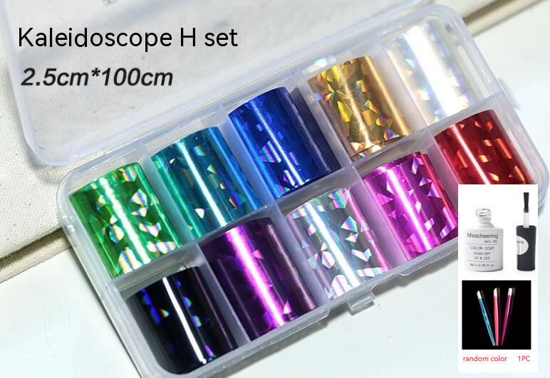 Nail Art Transfer Foils Set Of 12 - NJPH Best Selling 