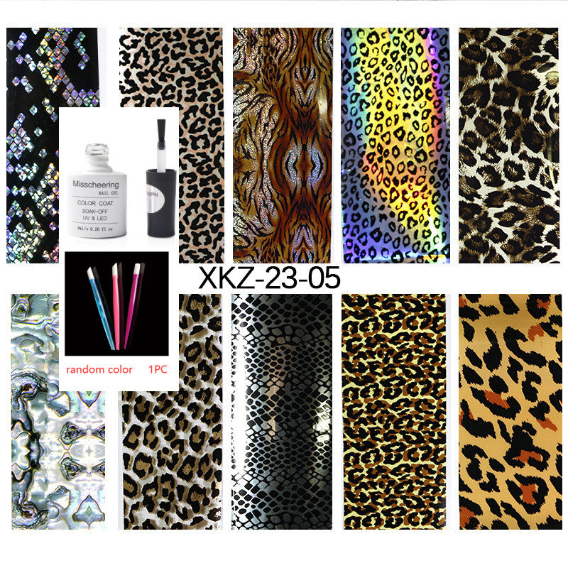 Nail Art Transfer Foils Set Of 12 - NJPH Best Selling 