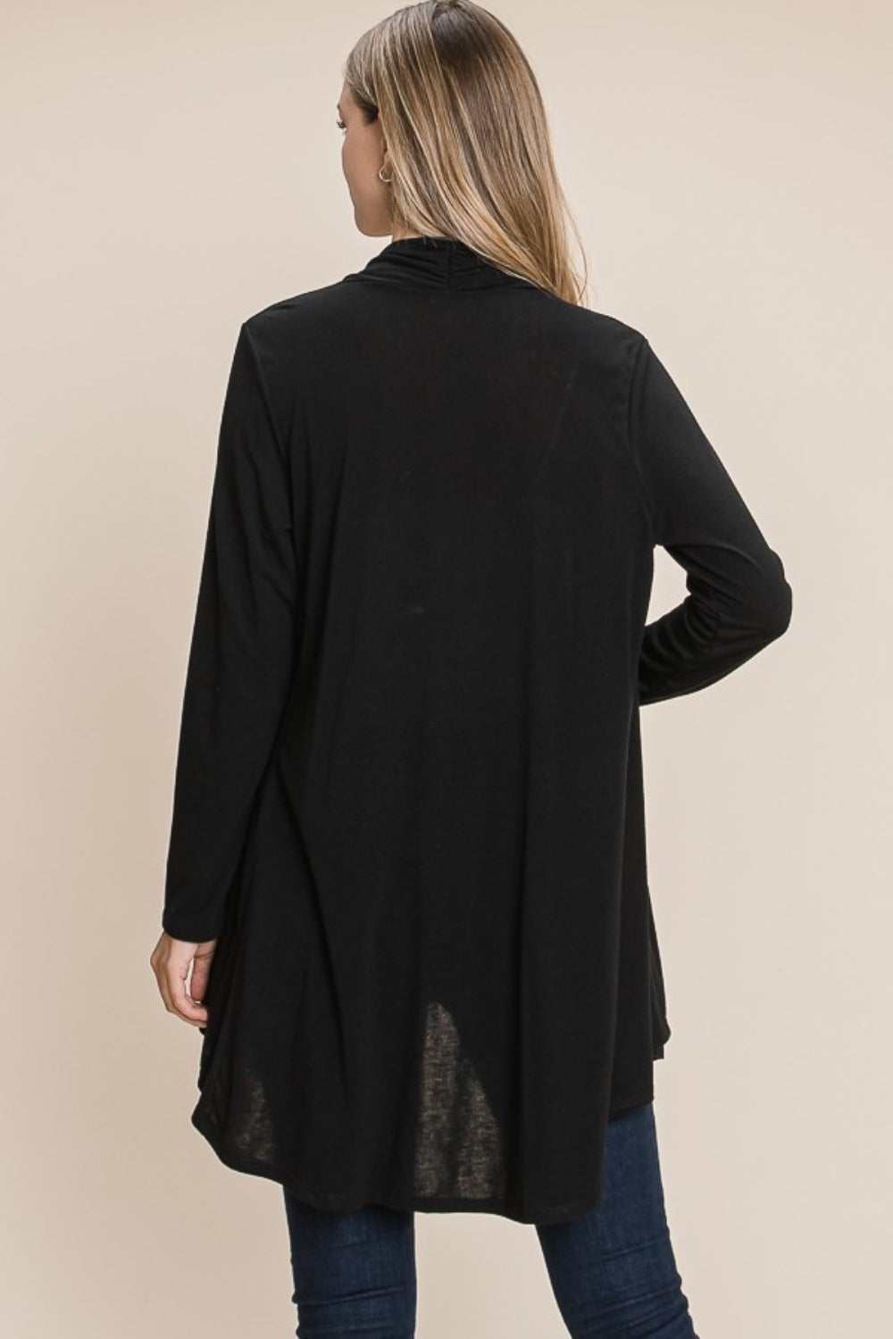 BOMBOM Open Front Long Sleeve Cardigan - NJPH Best Selling 