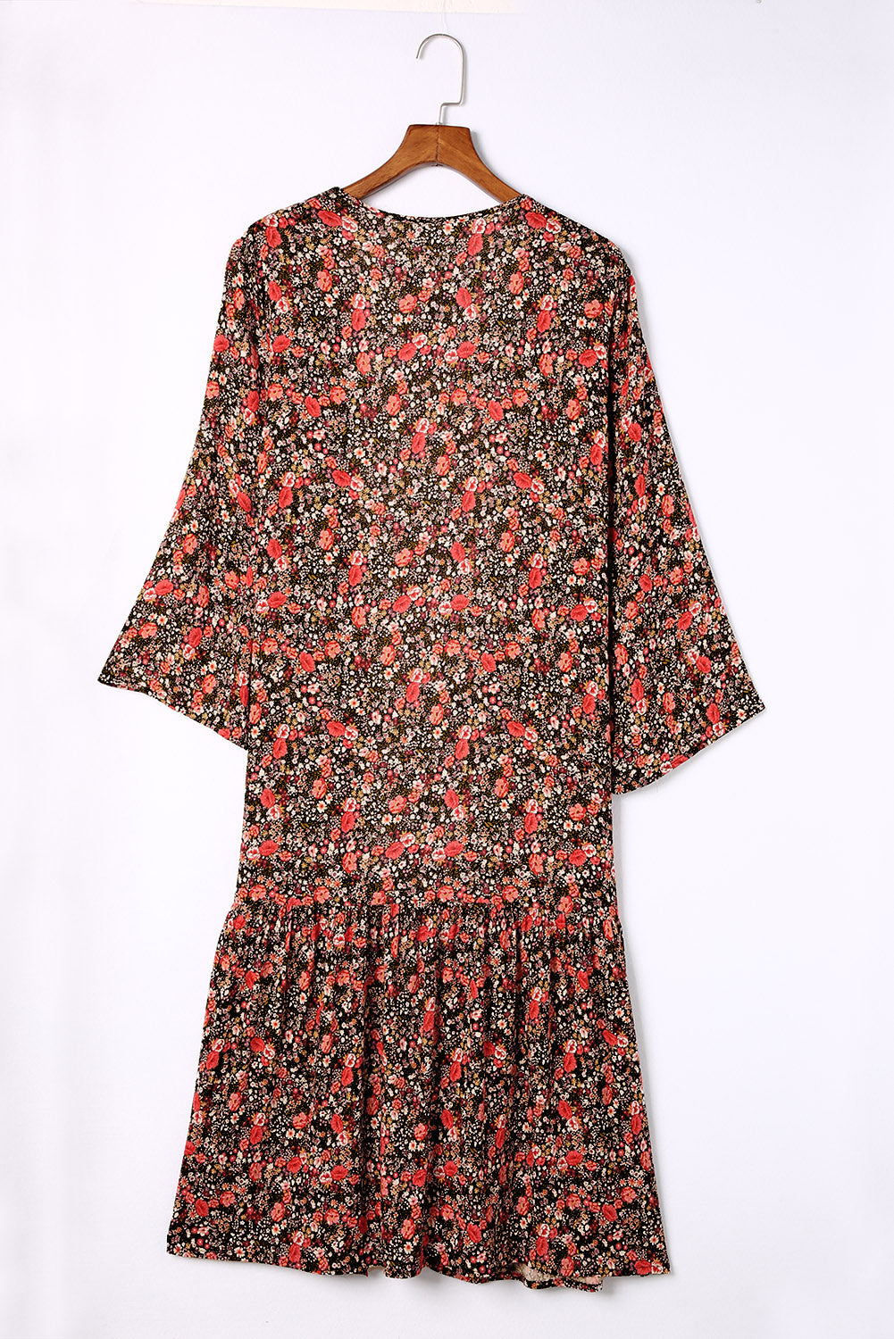 Floral Open Front Duster Cardigan - NJPH Best Selling 