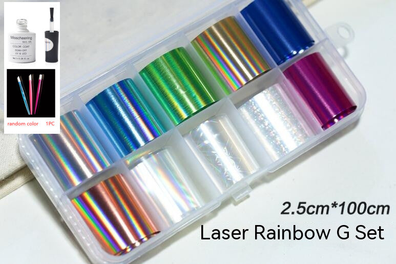 Nail Art Transfer Foils Set Of 12 - NJPH Best Selling 