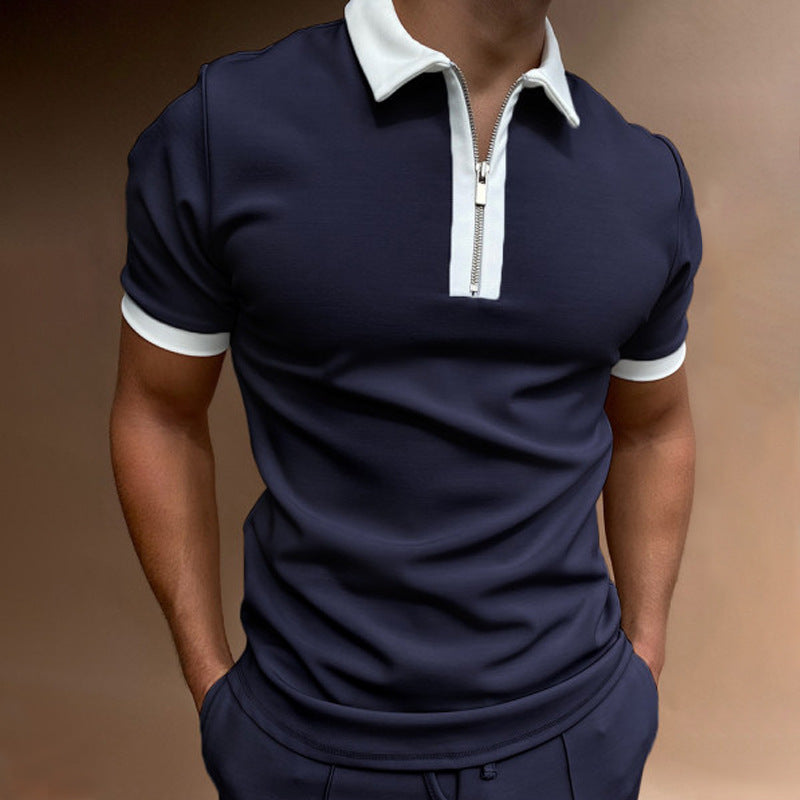 Men's Polo Shirt Men Solid Polo Shirts Brand Men Short-Sleeved Shirt Summer Shirt Man Clothing - NJPH Best Selling 