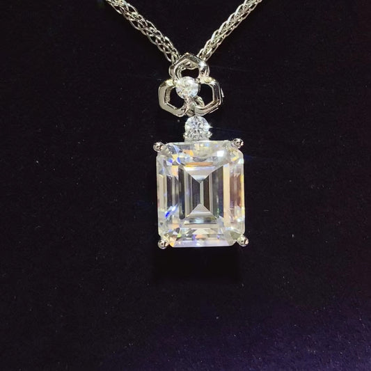 5 Carat Moissanite 925 Sterling Silver Necklace - NJPH Best Selling 