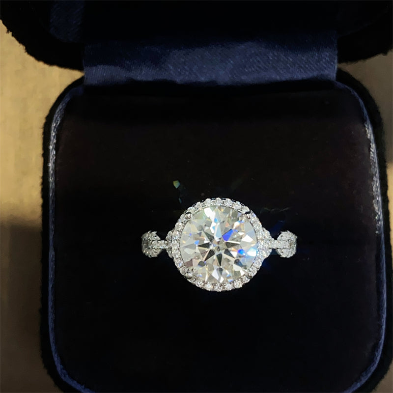 3 Carat 925 Sterling Silver Moissanite Ring - NJPH Best Selling 