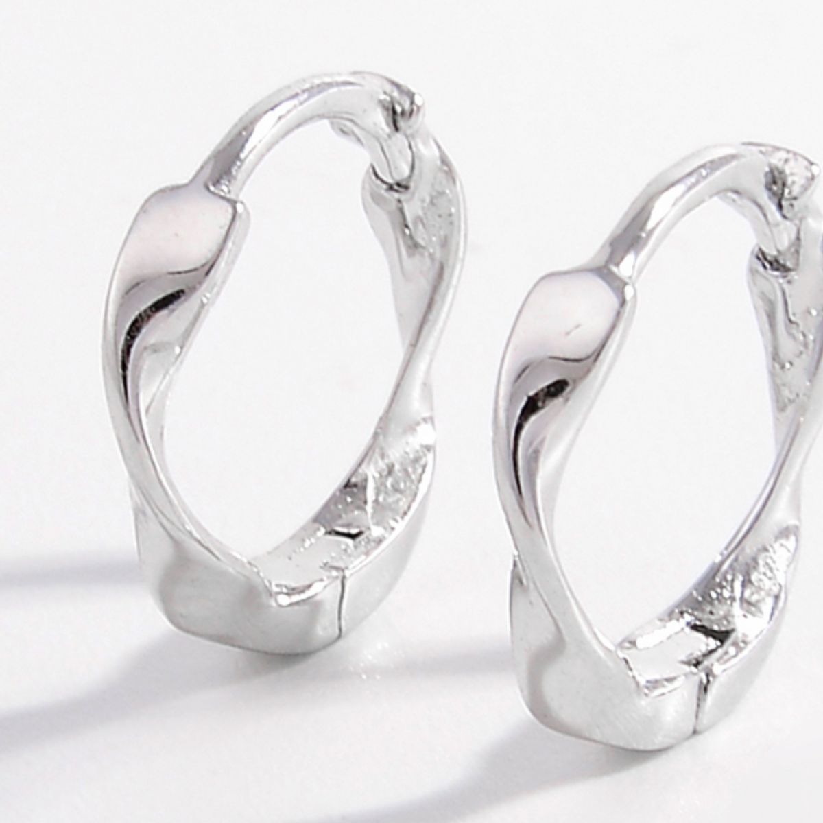 925 Sterling Silver Hoop Earrings - NJPH Best Selling 