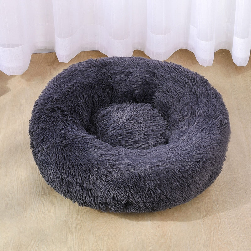 Dog Bed Super Soft Washable Long Plush Pet Kennel Deep Sleep Dog House Velvet Mats Sofa For Dog Basket Pet Cat Bed - NJPH Best Selling 