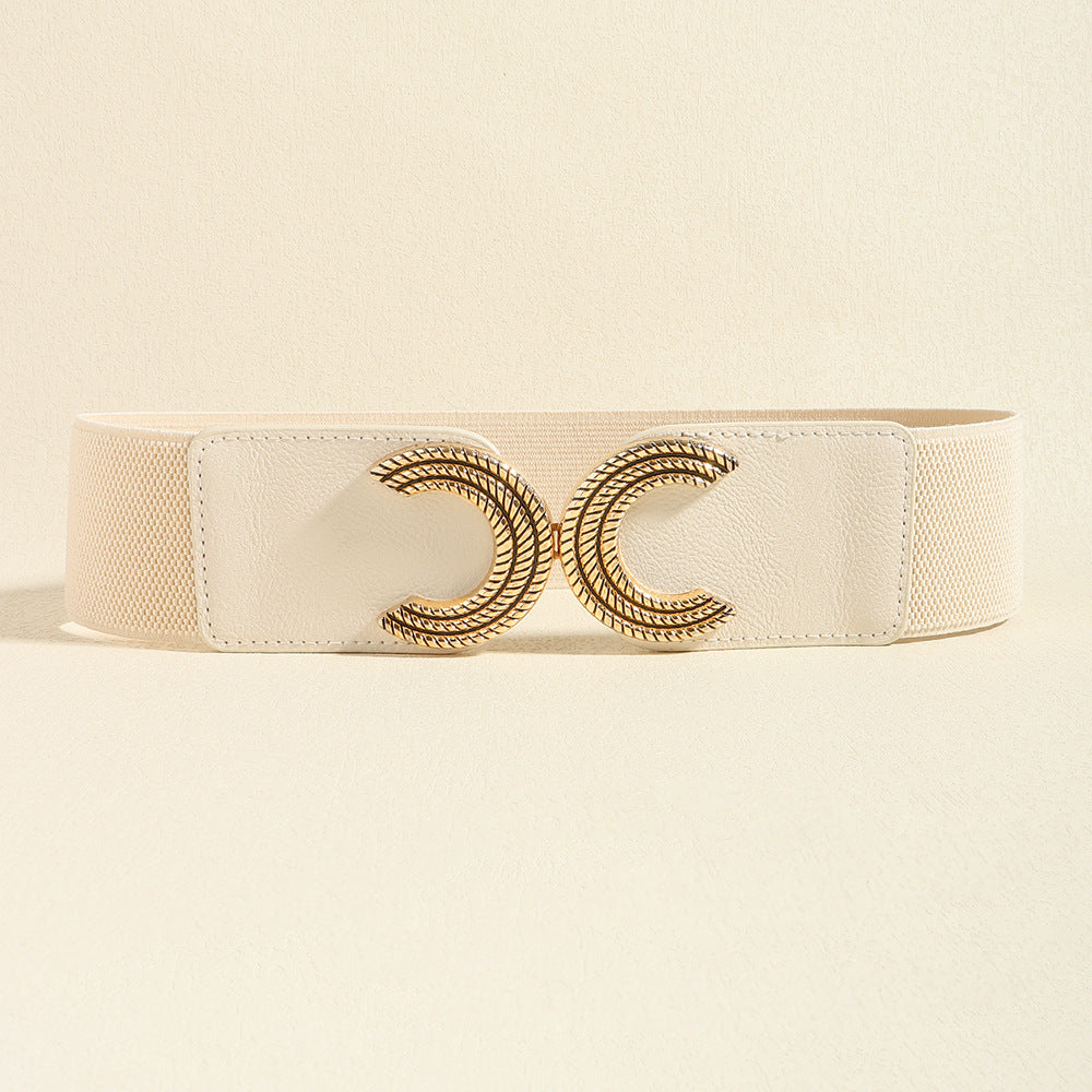 Double C Buckle Elastic Belt - NJPH Best Selling 