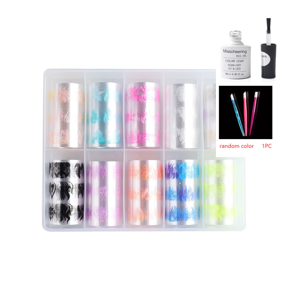 Nail Art Transfer Foils Set Of 12 - NJPH Best Selling 