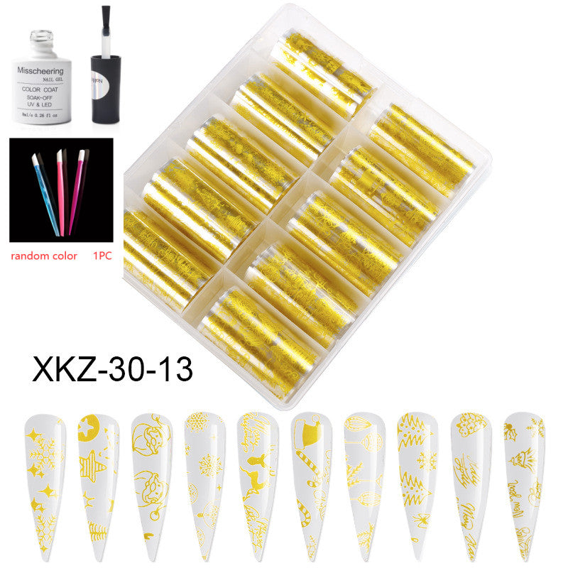 Nail Art Transfer Foils Set Of 12 - NJPH Best Selling 