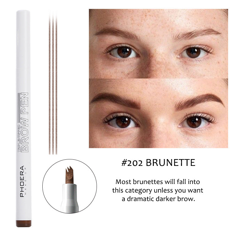 Creative Makeup Three Comb Eyebrow Pencil - NJPH Best Selling 