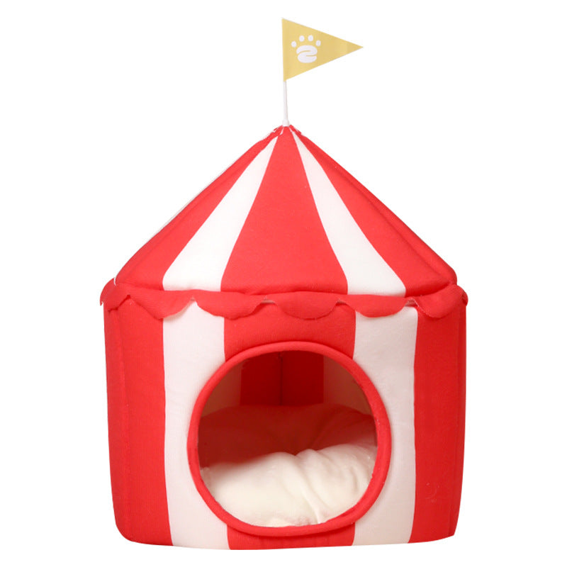 Winter Warm Cat Bed Dog Sleeping Mats Kitten House For Small Medium Cheap Pets Indoor Collapsible Cute Kennel Pet Nest Cat Tent - NJPH Best Selling 