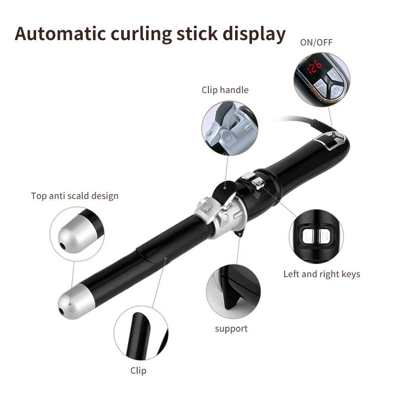 LCD Temperature Controlled Automatic Hair Curler - NJPH Best Selling 