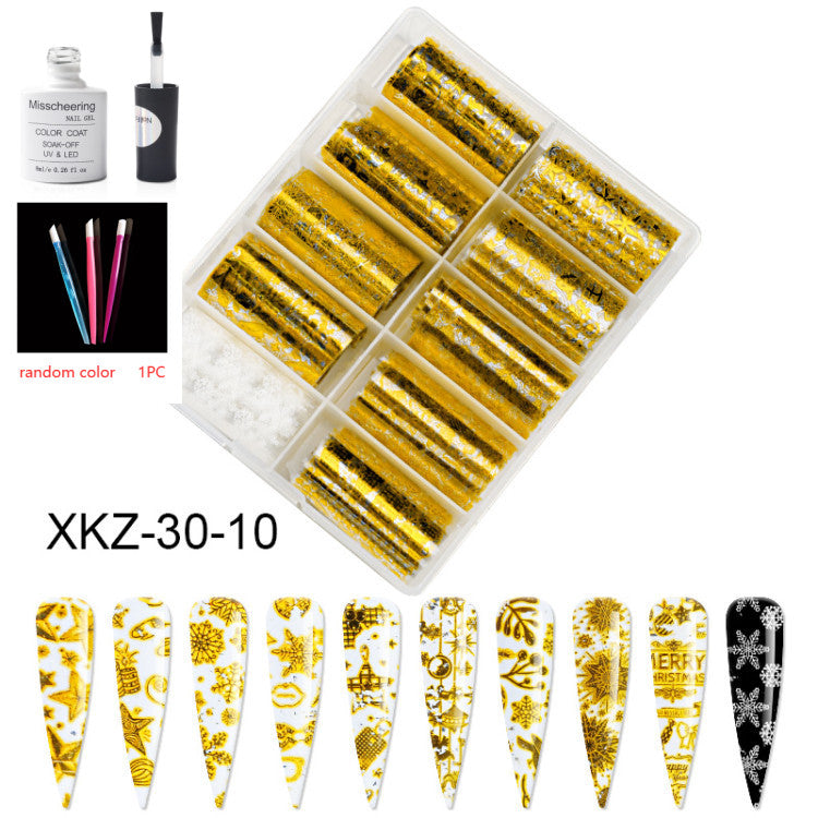 Nail Art Transfer Foils Set Of 12 - NJPH Best Selling 