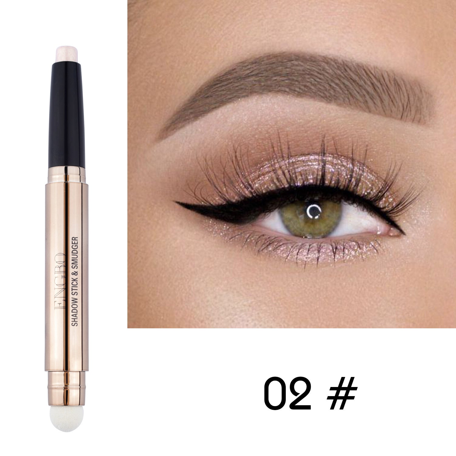 Double-ended Monochrome Non-smudge Eyeshadow Pencil - NJPH Best Selling 