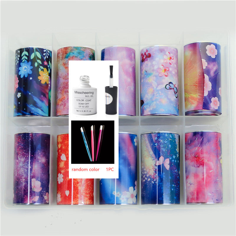 Nail Art Transfer Foils Set Of 12 - NJPH Best Selling 