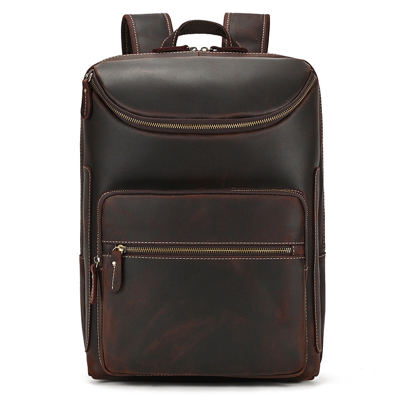 Leather Backpack Vintage Backpack Men's Cowhide - NJPH Best Selling 