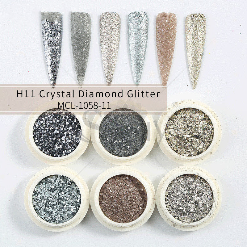 Glitter Set Mermaid Aurora Nail Powder - NJPH Best Selling 