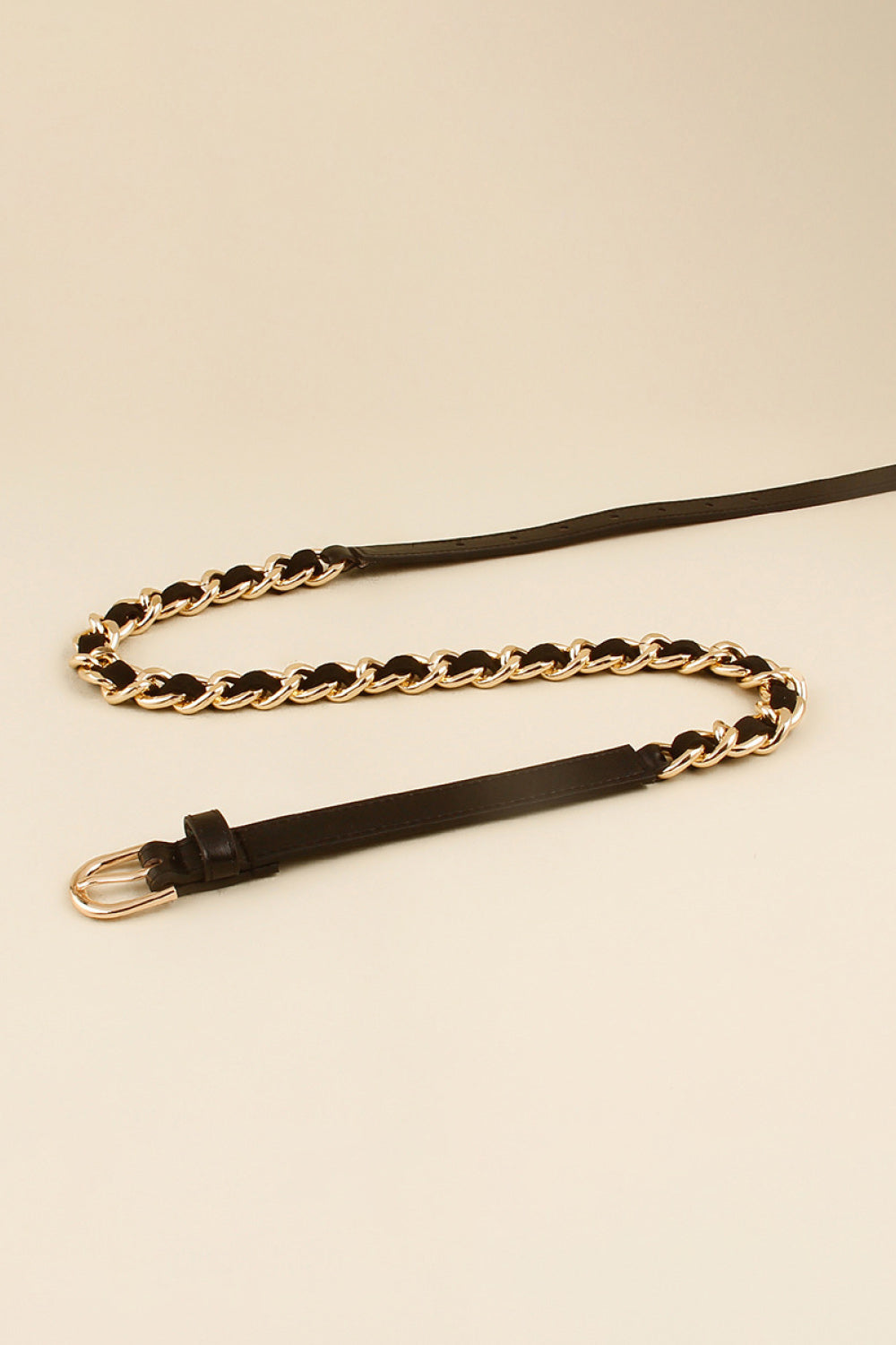 PU Chain Skinny Belt - NJPH Best Selling 