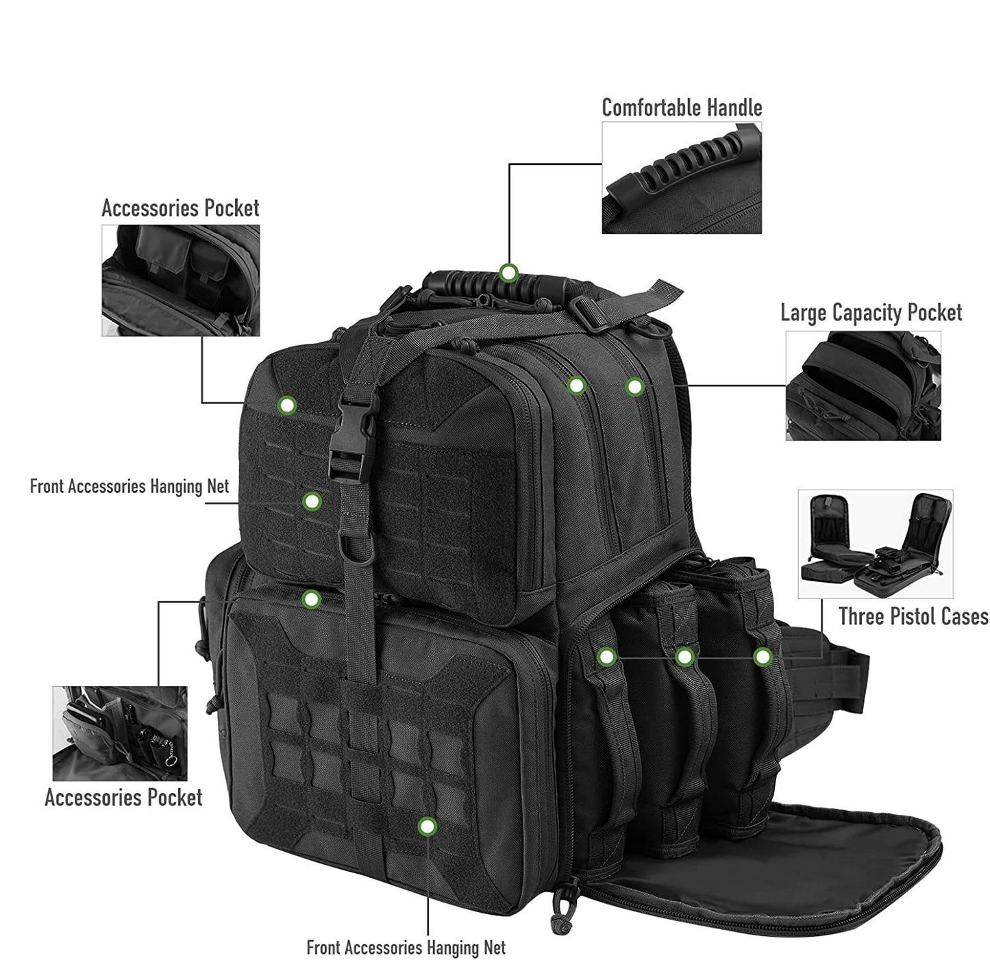 Outdoor Tactics Backpack Detachable Accessory Bag - NJPH Best Selling 