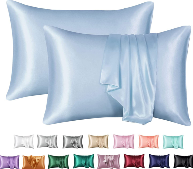 Silk Solid Color Satin Pillowcase Envelope Pillow - NJPH Best Selling 