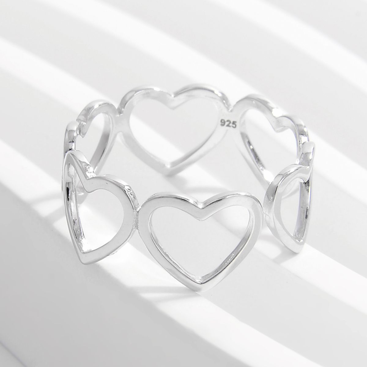 925 Sterling Silver Heart Ring - NJPH Best Selling 