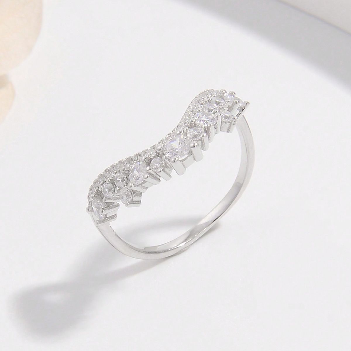 925 Sterling Silver Inlaid Zircon Ring - NJPH Best Selling 