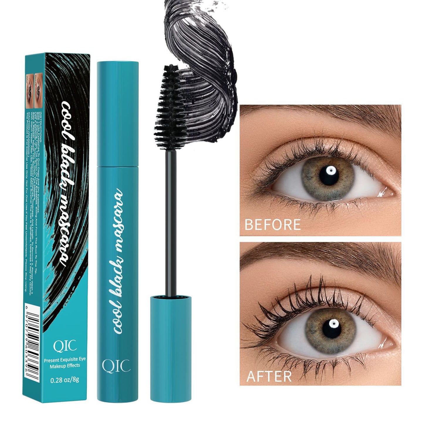 Mascara Waterproof Not Smudge - NJPH Best Selling 