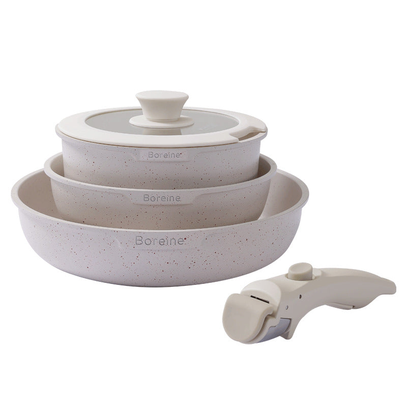 Maifanshi Set Pot Non-stick Pot Removable Four-piece Set - NJPH Best Selling 