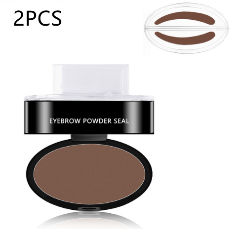 Eyebrow Powder Stamp Tint Stencil Kit Cosmetics Professional Makeup Waterproof Eye Brow Stamp Lift Eyebrow Enhancers Stencil Kit - NJPH Best Selling 