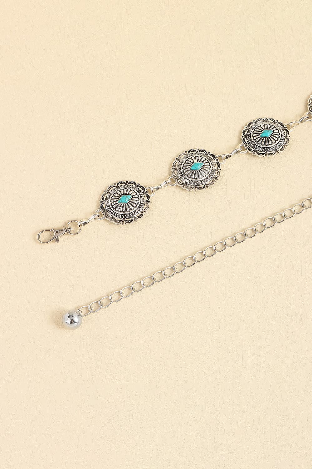 Vintage Turquoise Alloy Belt - NJPH Best Selling 