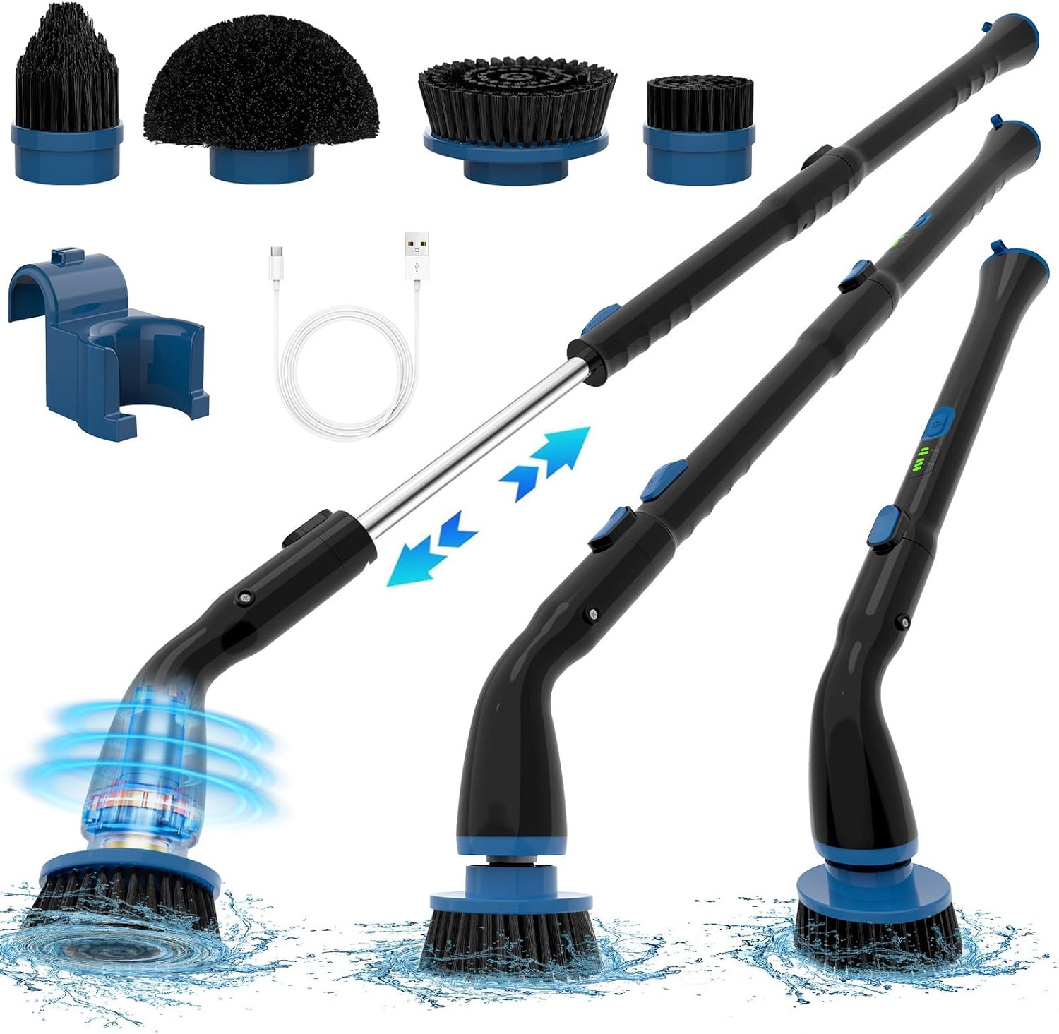 Electric Spin Scrubber, Cordless Cleaning Brush - NJPH Best Selling 