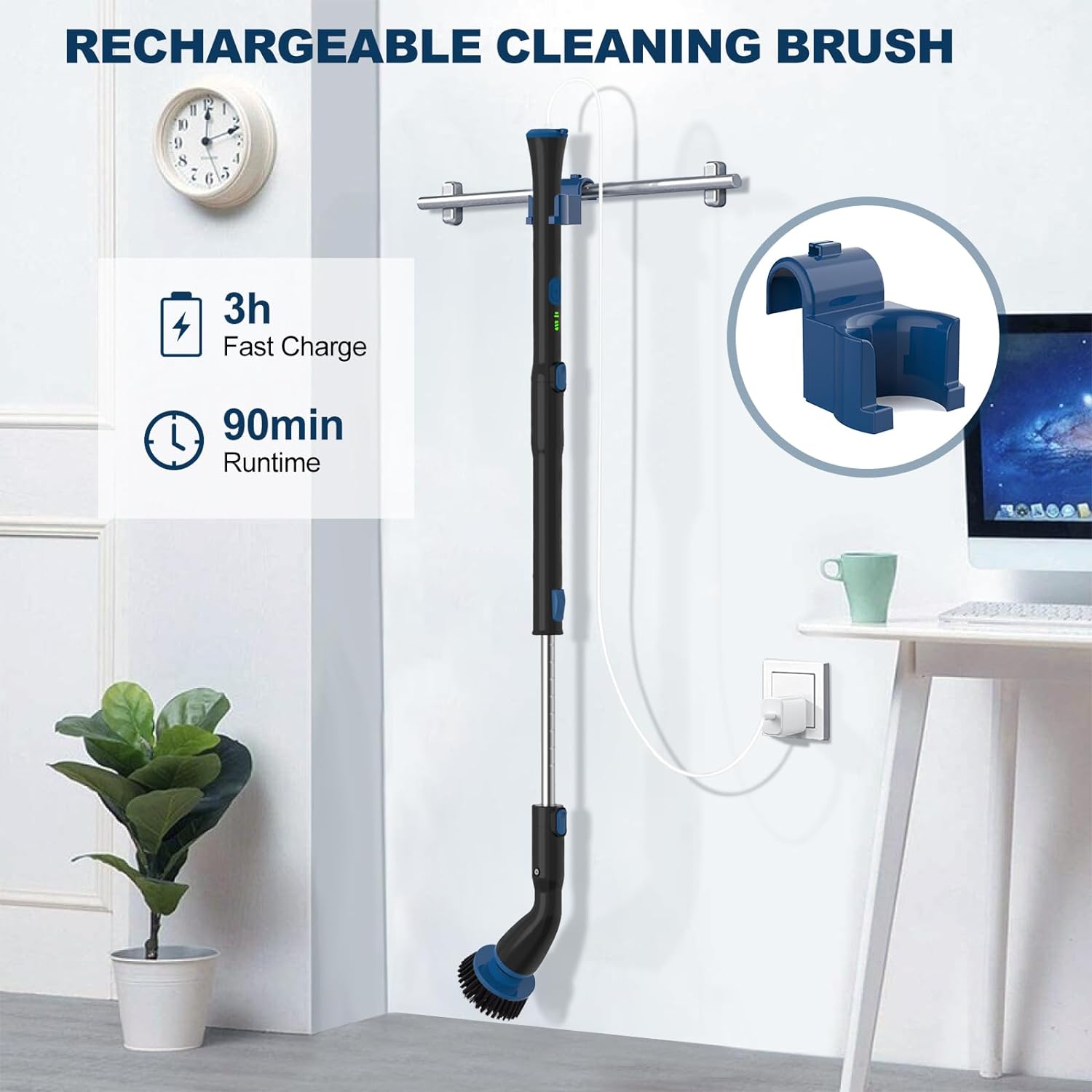 Electric Spin Scrubber, Cordless Cleaning Brush - NJPH Best Selling 