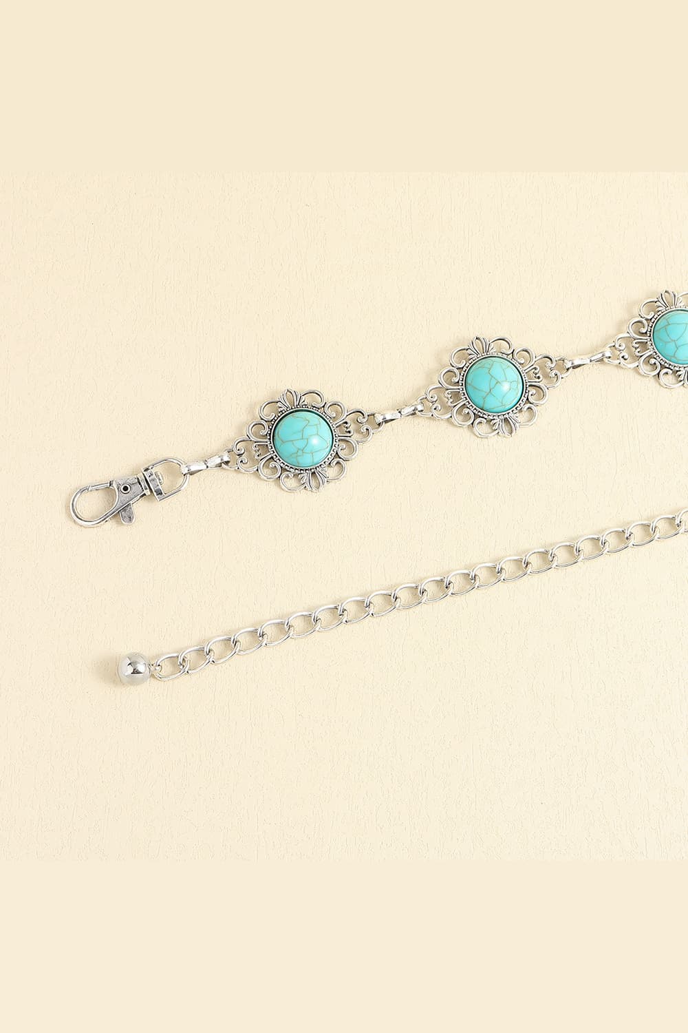 Vintage Turquoise Alloy Belt - NJPH Best Selling 