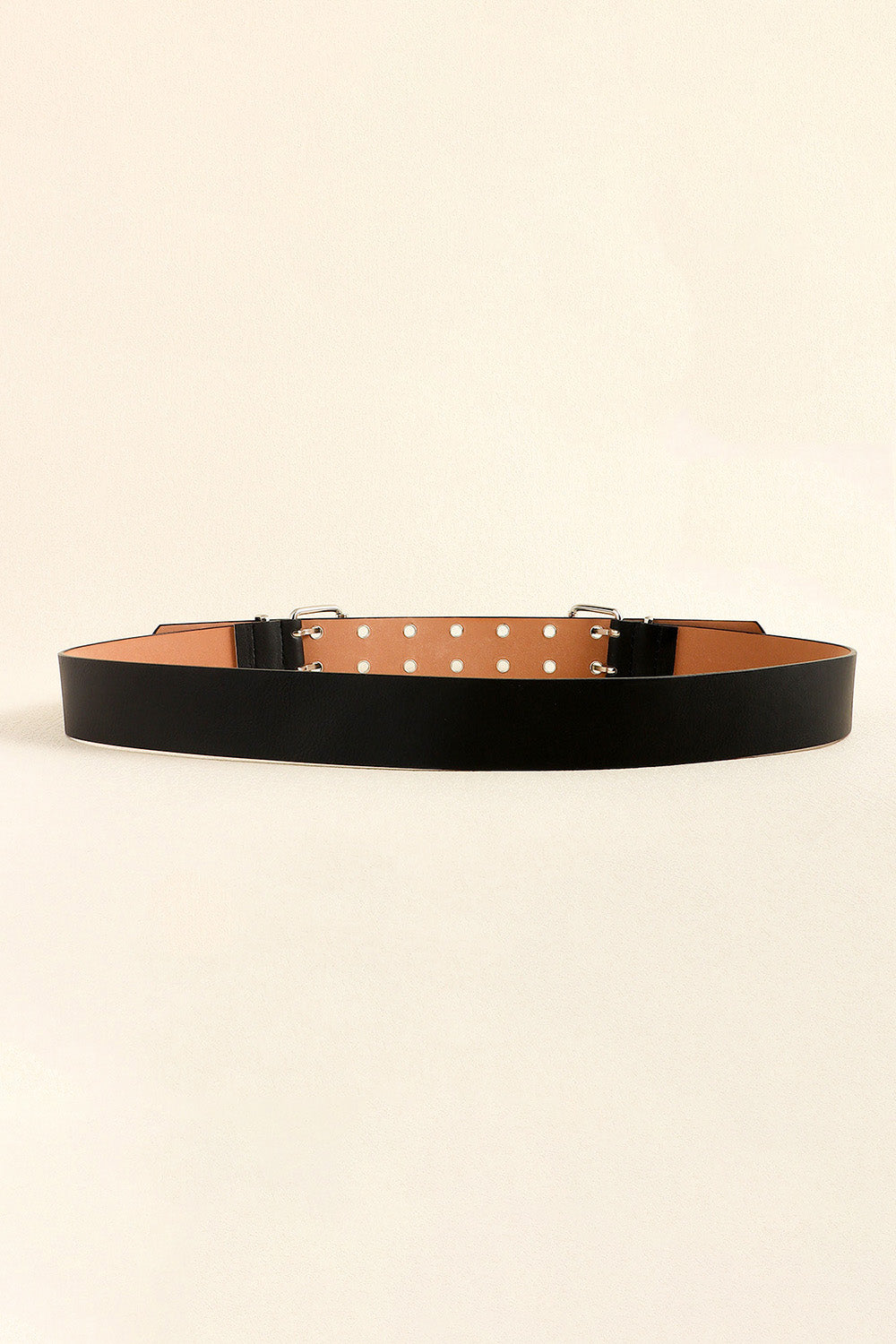 PU Leather Two Row Eyelet Belt - NJPH Best Selling 