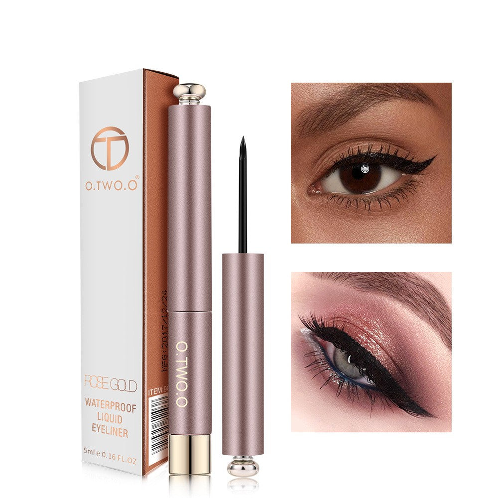 Rose Gold Beginner Liquid Eyeliner Waterproof Quick Dry No Halo Eyeliner - NJPH Best Selling 