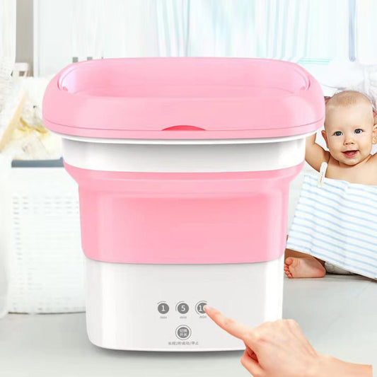 Mini Dehydration Integrated Folding Washing Machine - NJPH Best Selling 