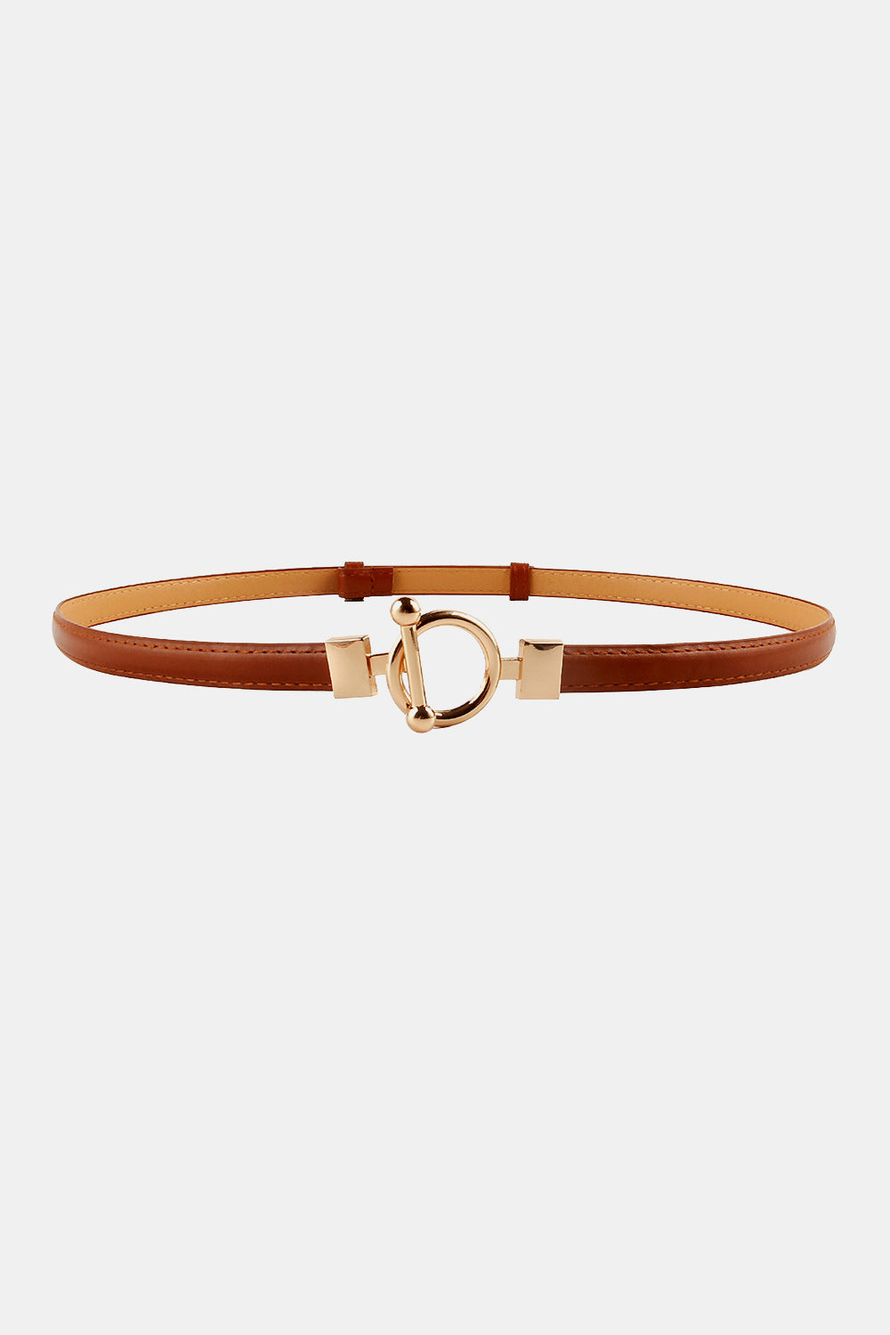 Toggle Buckle Skinny PU Belt - NJPH Best Selling 