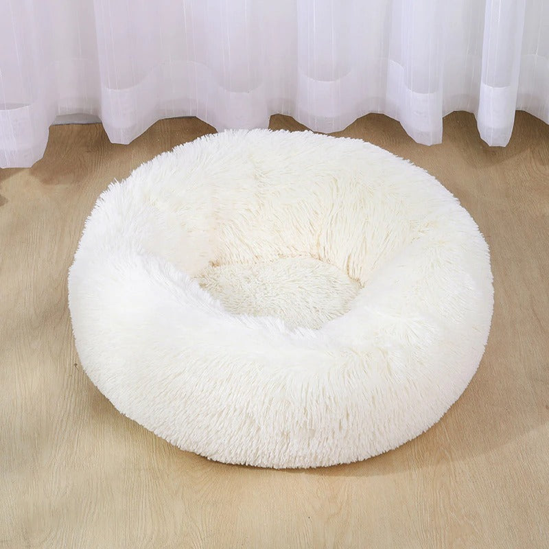 Dog Bed Super Soft Washable Long Plush Pet Kennel Deep Sleep Dog House Velvet Mats Sofa For Dog Basket Pet Cat Bed - NJPH Best Selling 