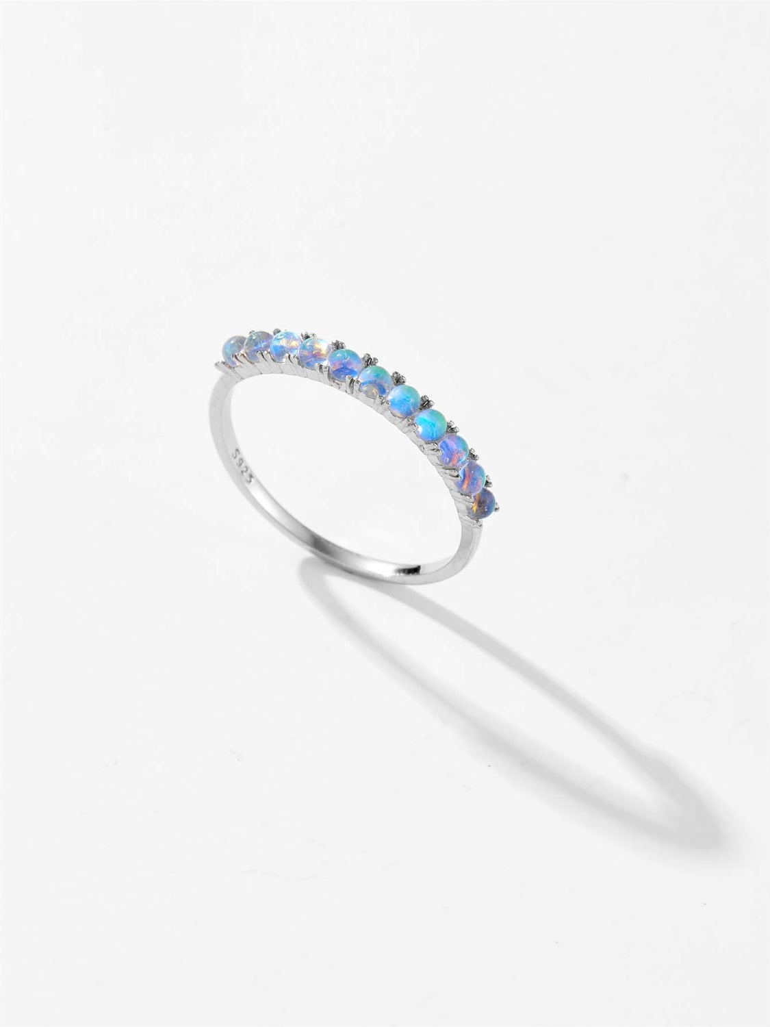 925 Sterling Silver Inlaid Opal Ring - NJPH Best Selling 